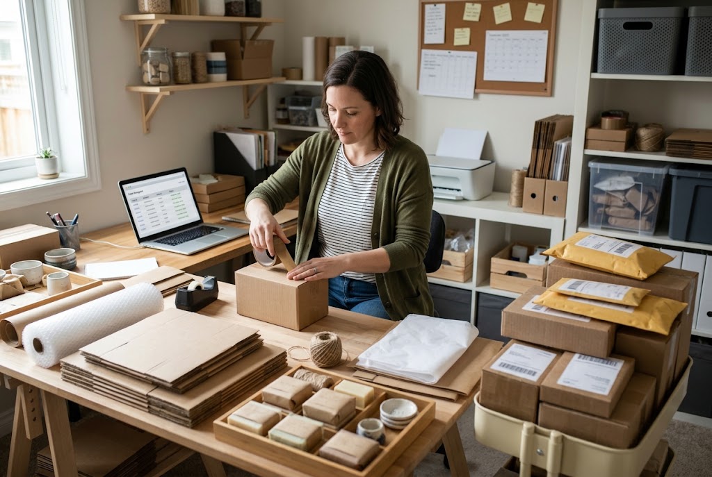 E-commerce: the business goes to the customers.
